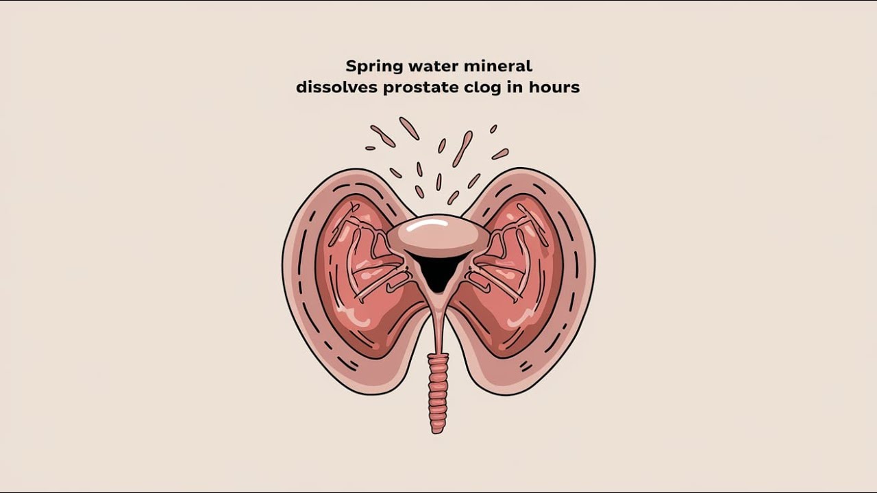 How Spring Mineral Water Supports Prostate Health and Shrinks Prostate Size